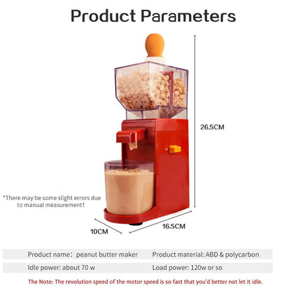 High Performance Peanut Butter Maker