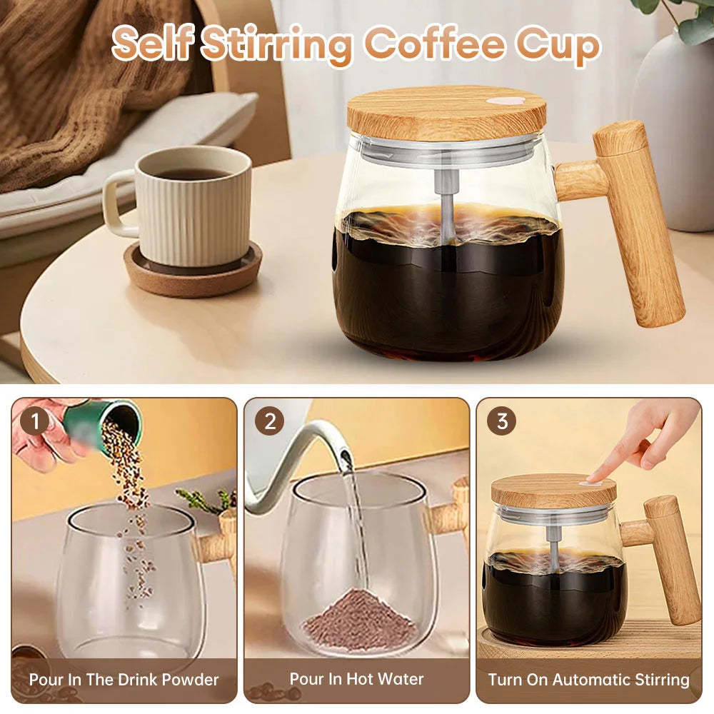 Self Stirring Coffee Cup