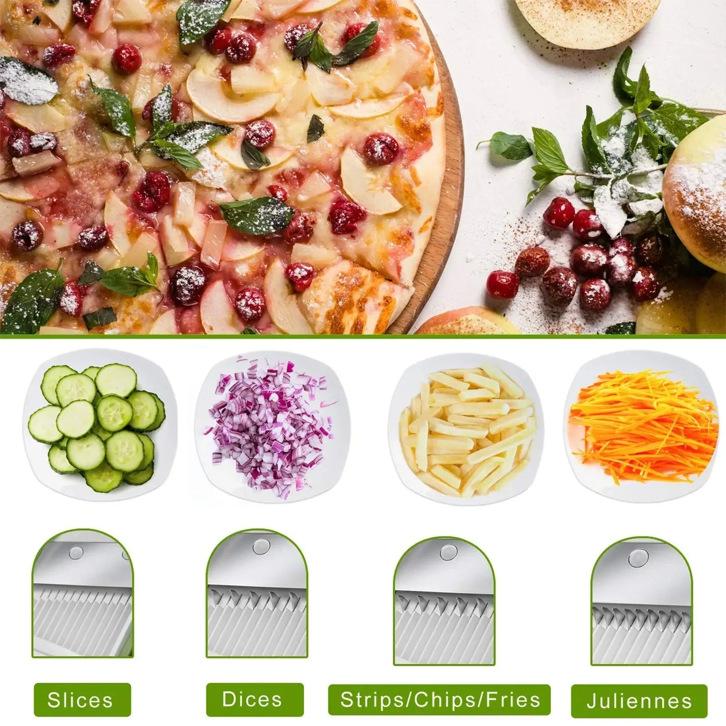 5 in 1 Manual Vegetable Chopper