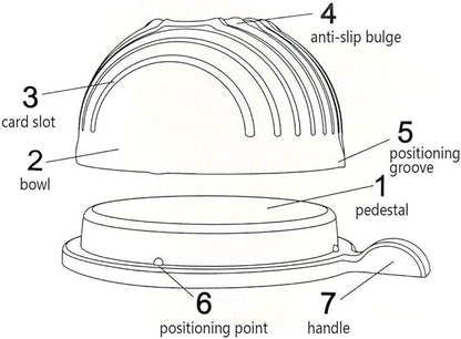 Chopper Vegetable Salad Cutter Bowl