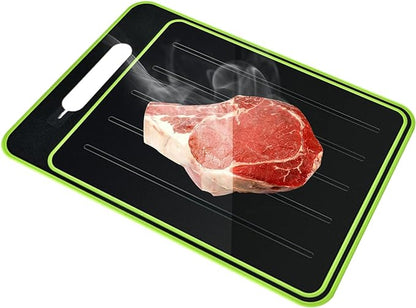 Two-sided thaw cutting board