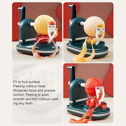 Hand Crank Fruit Peeler + Apple slicer