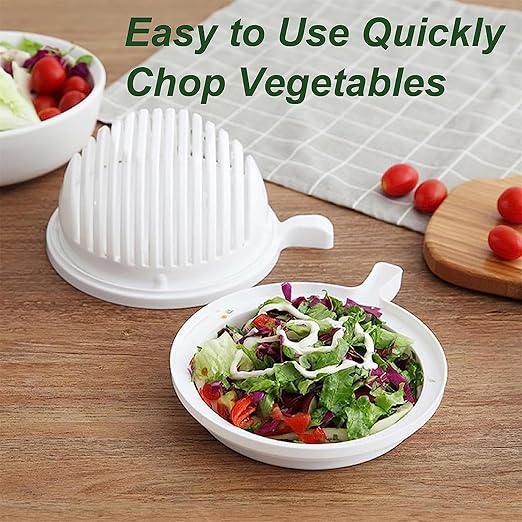 Chopper Vegetable Salad Cutter Bowl