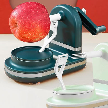 Hand Crank Fruit Peeler + Apple slicer