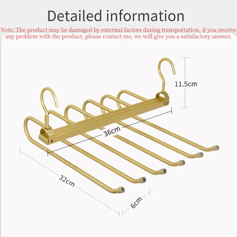 6 in 1 trouser hanger