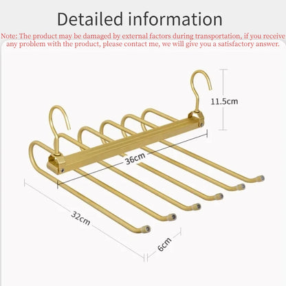 6 in 1 trouser hanger