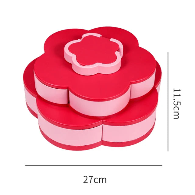 Flower shape plate