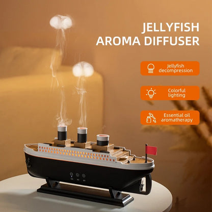 Luxury Ocean Liner Electric Aroma Air Humidifier