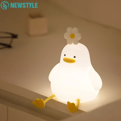 Duck Silicone Night Light