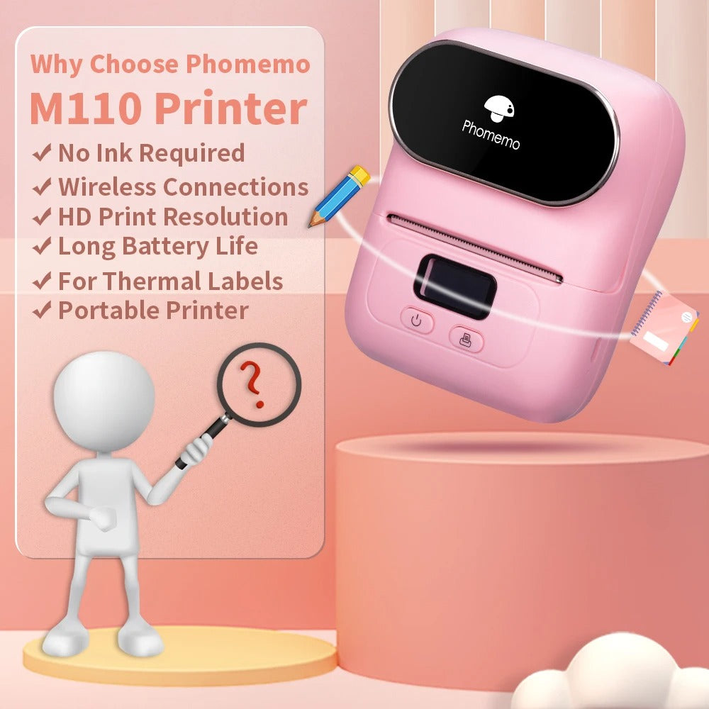 Phomemo M110 Portable Label Printer