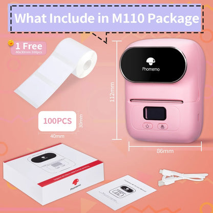 Phomemo M110 Portable Label Printer