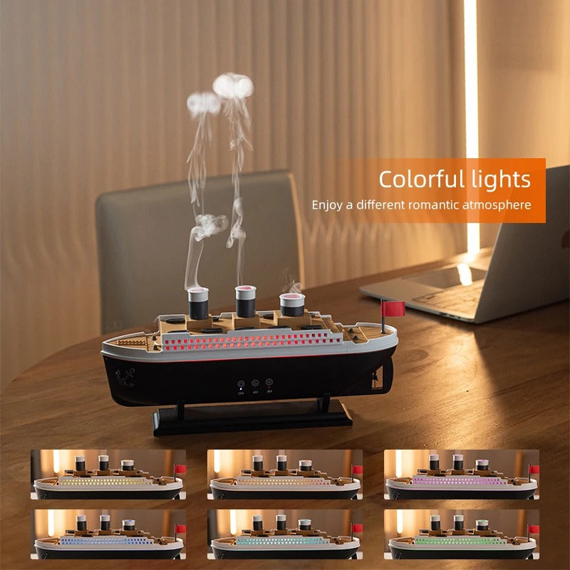 Luxury Ocean Liner Electric Aroma Air Humidifier