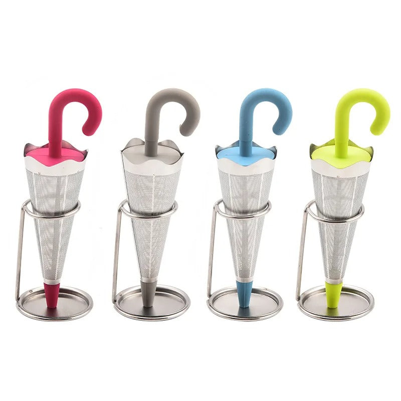 3 Colors Umbrella Shape Tea Infuser