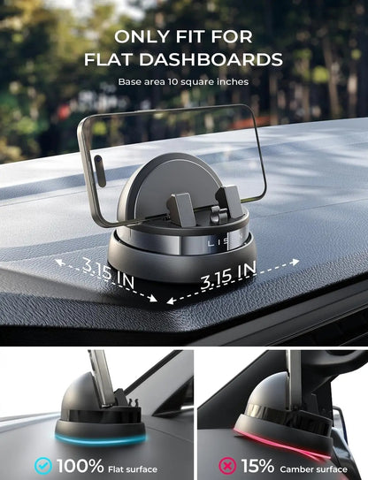 LISEN 360° Rotatable Dashboard Car Phone Holder