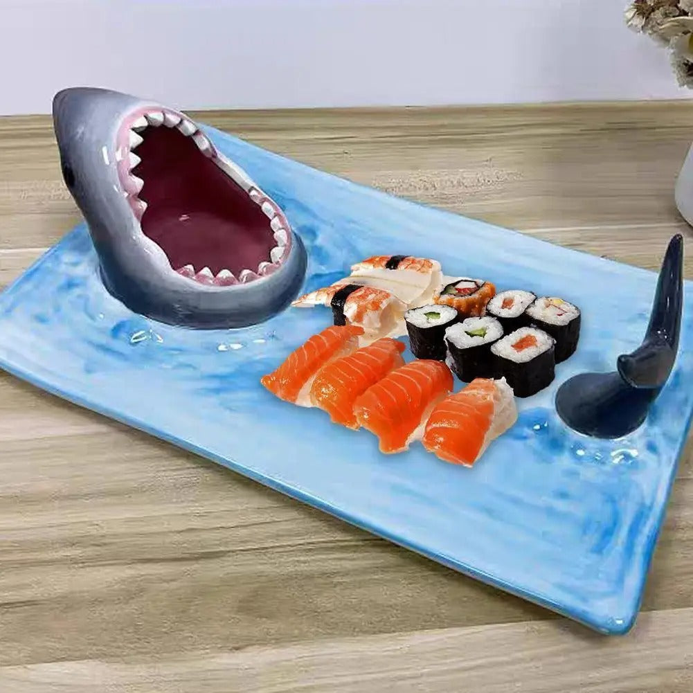 shark shaped plate